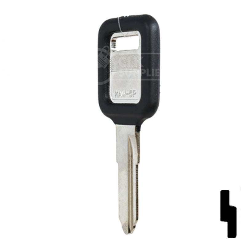 Uncut Plastic Head Key Blank | Kawasaki | KAW-5.P Automotive Key JMA USA