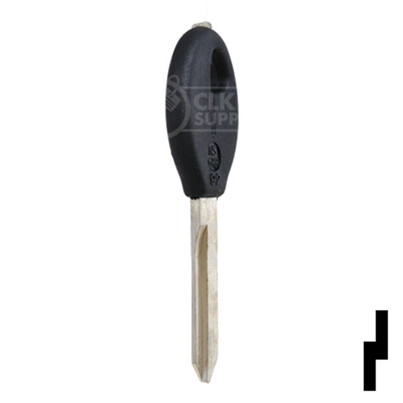 Uncut Plastic Head Key Blank | Nissan | DA32P, DAT-19.P Automotive Key JMA USA