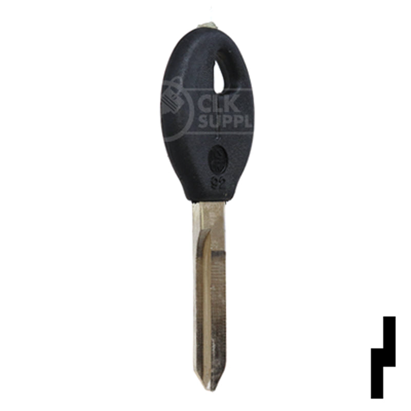 Uncut Plastic Head Key Blank | Nissan | DA32P, DAT-19.P Automotive Key JMA USA