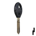 Uncut Plastic Head Key Blank | Nissan | DA32P, DAT-19.P Automotive Key JMA USA
