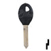 Uncut Plastic Head Key Blank | Nissan | DA32P, DAT-19.P Automotive Key JMA USA
