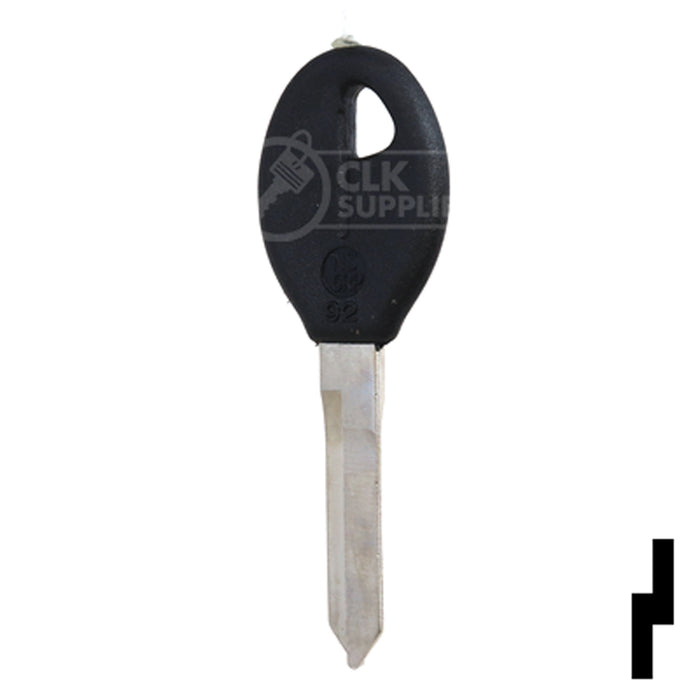 Uncut Plastic Head Key Blank | Nissan | DA32P, DAT-19.P Automotive Key JMA USA