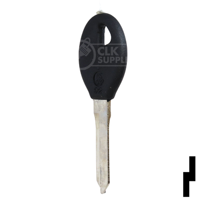 Uncut Plastic Head Key Blank | Nissan | DA32P, DAT-19.P Automotive Key JMA USA