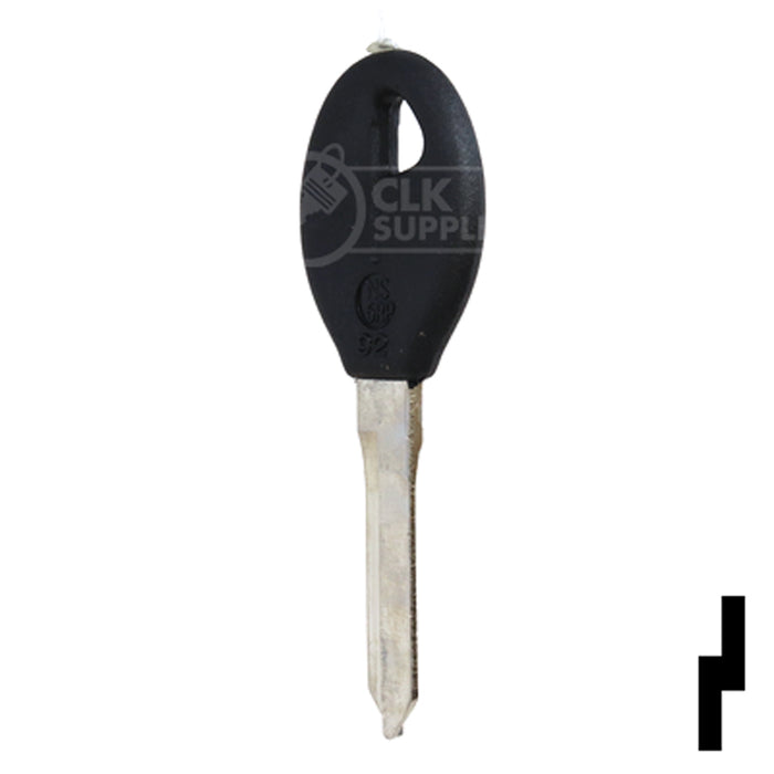 Uncut Plastic Head Key Blank | Nissan | DA32P, DAT-19.P Automotive Key JMA USA
