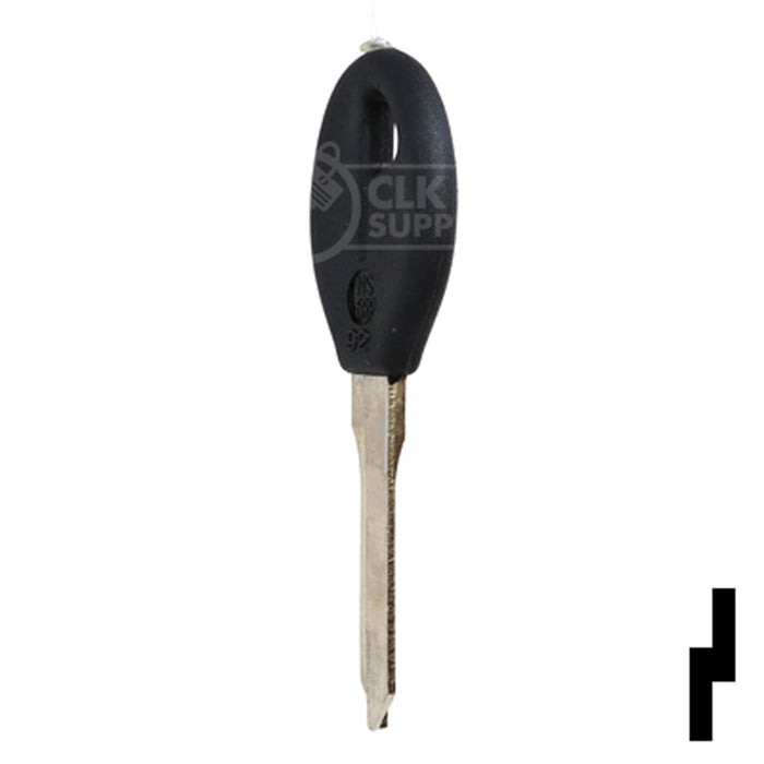 Uncut Plastic Head Key Blank | Nissan | DA32P, DAT-19.P Automotive Key JMA USA