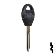 Uncut Plastic Head Key Blank | Nissan | DA34-P, X237 Automotive Key Strattec