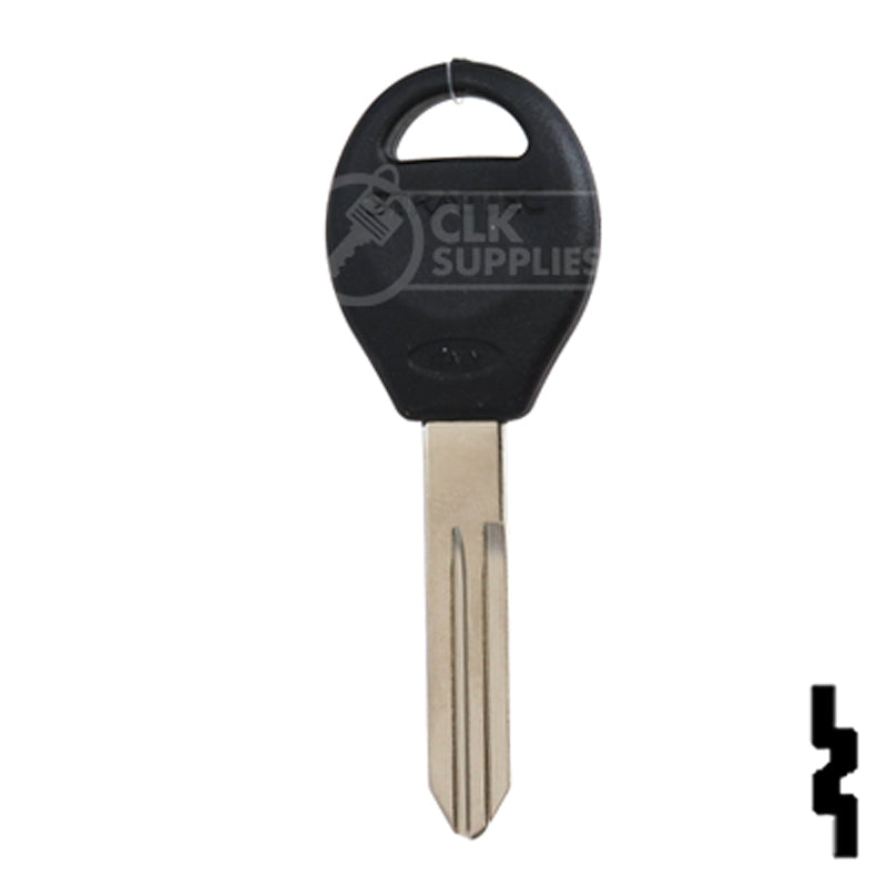 Uncut Plastic Head Key Blank | Nissan | DA34-P, X237 Automotive Key Strattec