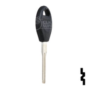 Uncut Plastic Head Key Blank | Nissan | DA34-P, X237 Automotive Key Strattec