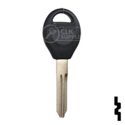 Uncut Plastic Head Key Blank | Nissan | DA34-P, X237 Automotive Key Strattec