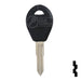 Uncut Plastic Head Key Blank | Nissan | DA38P, DAT-10.P Automotive Key JMA USA