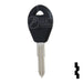 Uncut Plastic Head Key Blank | Nissan | DA38P, DAT-10.P Automotive Key JMA USA