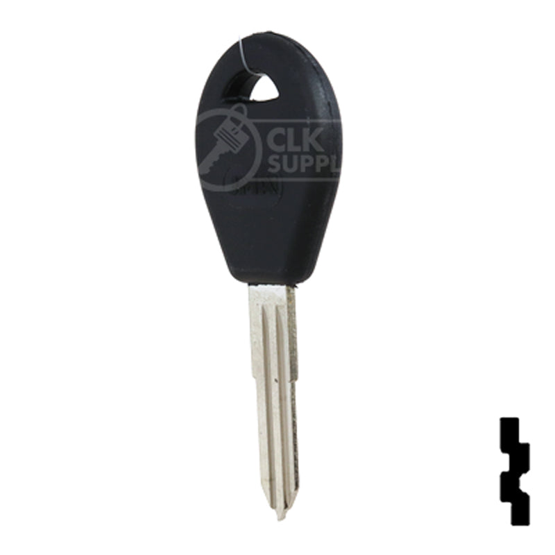 Uncut Plastic Head Key Blank | Nissan | DA38P, DAT-10.P Automotive Key JMA USA