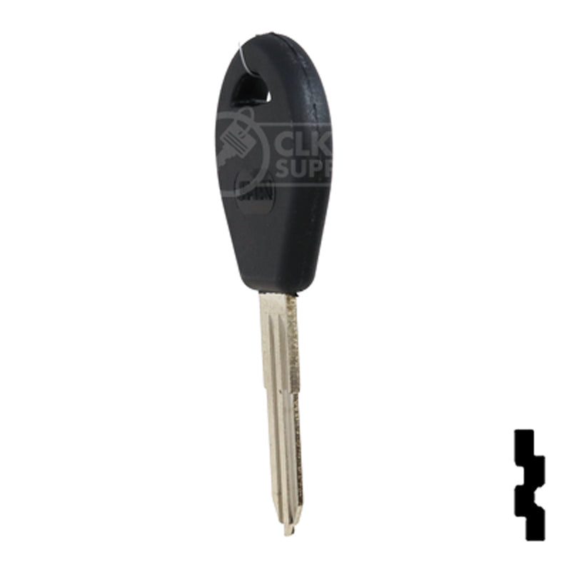 Uncut Plastic Head Key Blank | Nissan | DA38P, DAT-10.P Automotive Key JMA USA