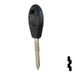 Uncut Plastic Head Key Blank | Nissan | DA38P, DAT-10.P Automotive Key JMA USA