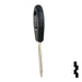 Uncut Plastic Head Key Blank | Nissan | DA38P, DAT-10.P Automotive Key JMA USA