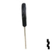 Uncut Plastic Head Key Blank | Nissan | DA38P, DAT-10.P Automotive Key JMA USA