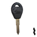 Uncut Plastic Head Key Blank | Nissan | DA38P, DAT-10.P Automotive Key JMA USA