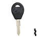 Uncut Plastic Head Key Blank | Nissan | DA38P, DAT-10.P Automotive Key JMA USA