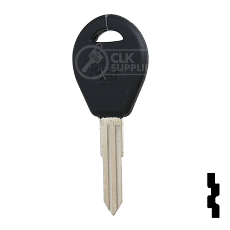 Uncut Plastic Head Key Blank | Nissan | DA38P, DAT-10.P Automotive Key JMA USA