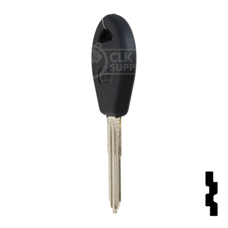 Uncut Plastic Head Key Blank | Nissan | DA38P, DAT-10.P Automotive Key JMA USA