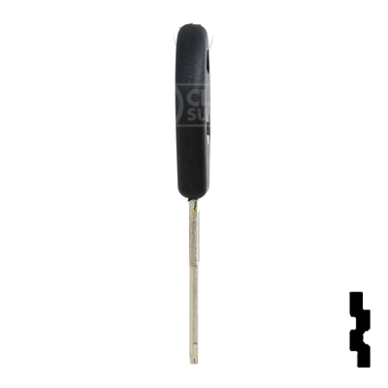 Uncut Plastic Head Key Blank | Nissan | DA38P, DAT-10.P Automotive Key JMA USA