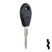 Uncut Plastic Head Key Blank | Nissan | DA38P, DAT-10.P Automotive Key JMA USA