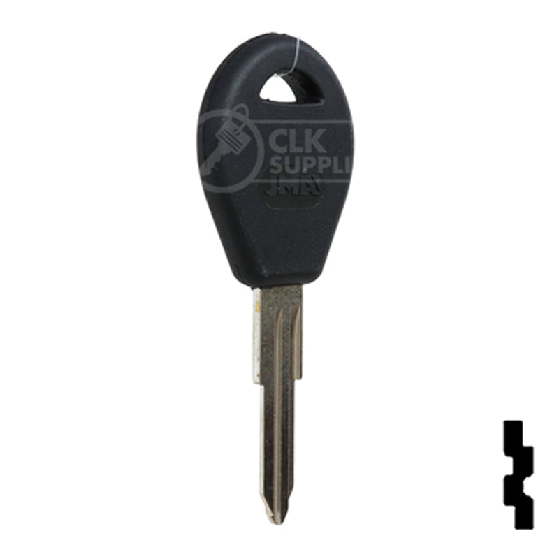 Uncut Plastic Head Key Blank | Nissan | DA38P, DAT-10.P Automotive Key JMA USA
