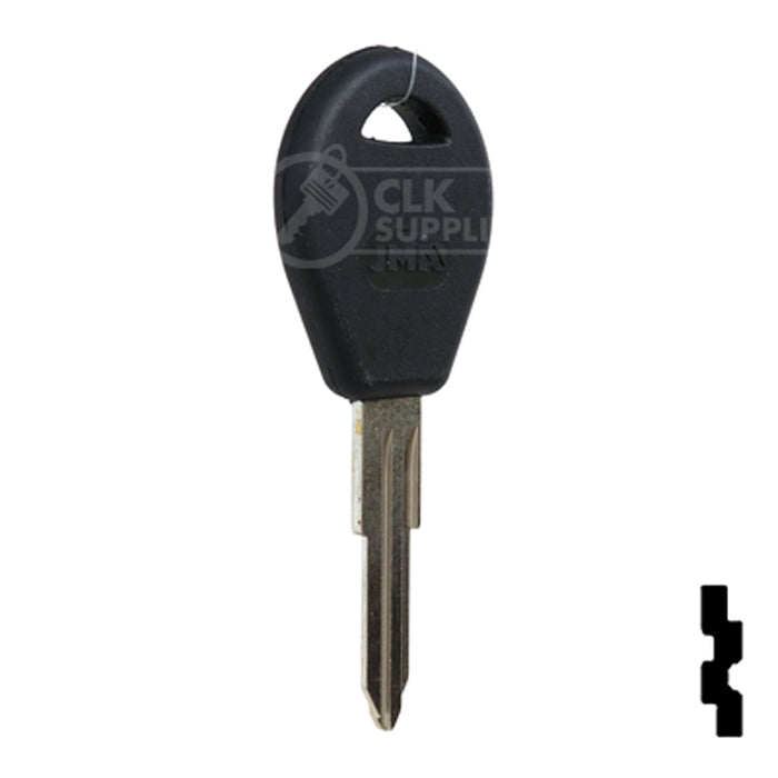 Uncut Plastic Head Key Blank | Nissan | DA38P, DAT-10.P Automotive Key JMA USA