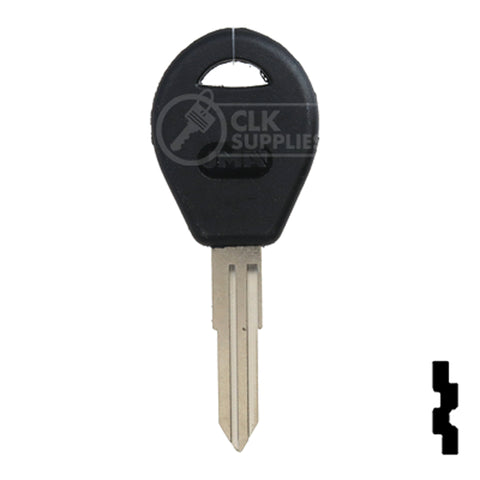 Uncut Plastic Head Key Blank | Nissan | DA38P, DAT-10.P