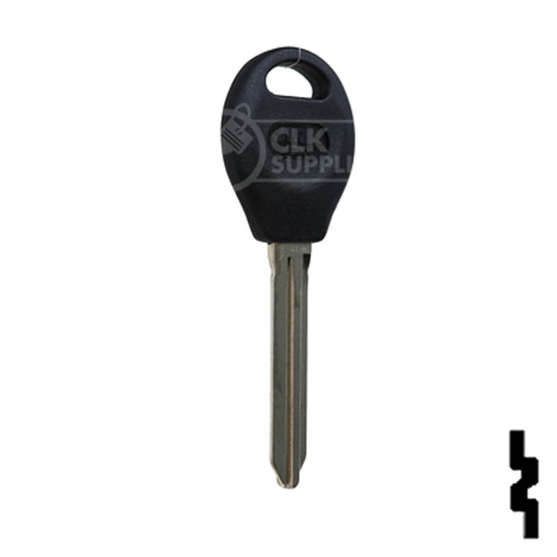 Uncut Plastic Head Key Blank | Nissan | X237-P,  DA34-P Automotive Key JMA USA