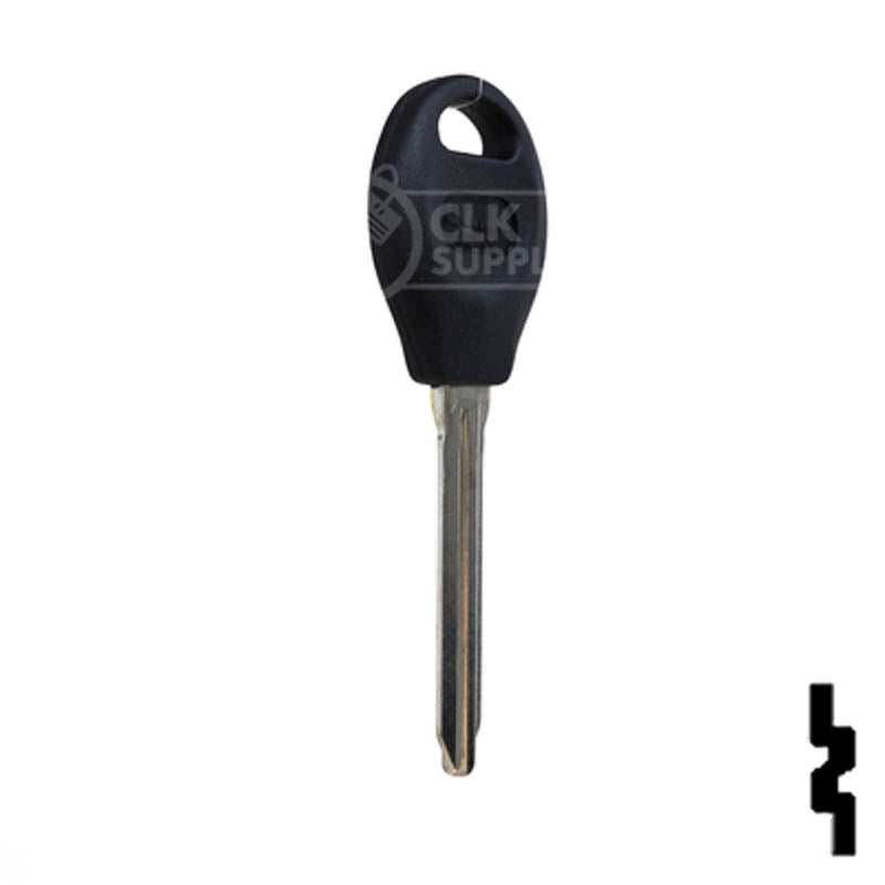 Uncut Plastic Head Key Blank | Nissan | X237-P,  DA34-P Automotive Key JMA USA