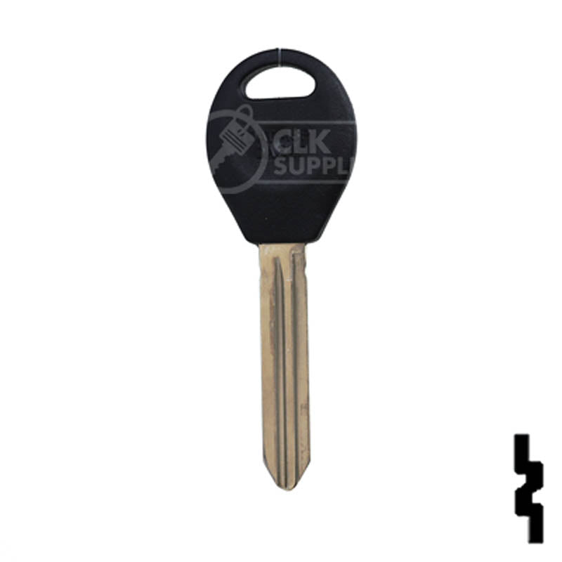 Uncut Plastic Head Key Blank | Nissan | X237-P,  DA34-P Automotive Key JMA USA