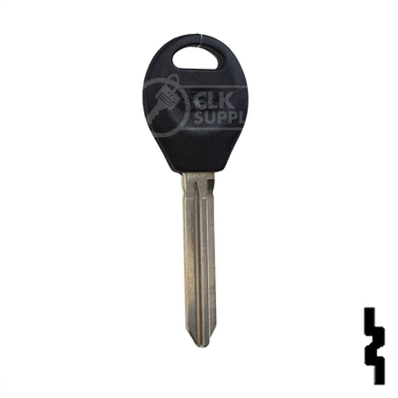 Uncut Plastic Head Key Blank | Nissan | X237-P,  DA34-P Automotive Key JMA USA