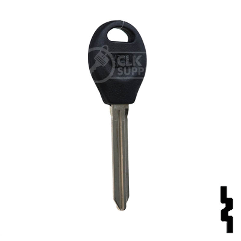 Uncut Plastic Head Key Blank | Nissan | X237-P,  DA34-P Automotive Key JMA USA