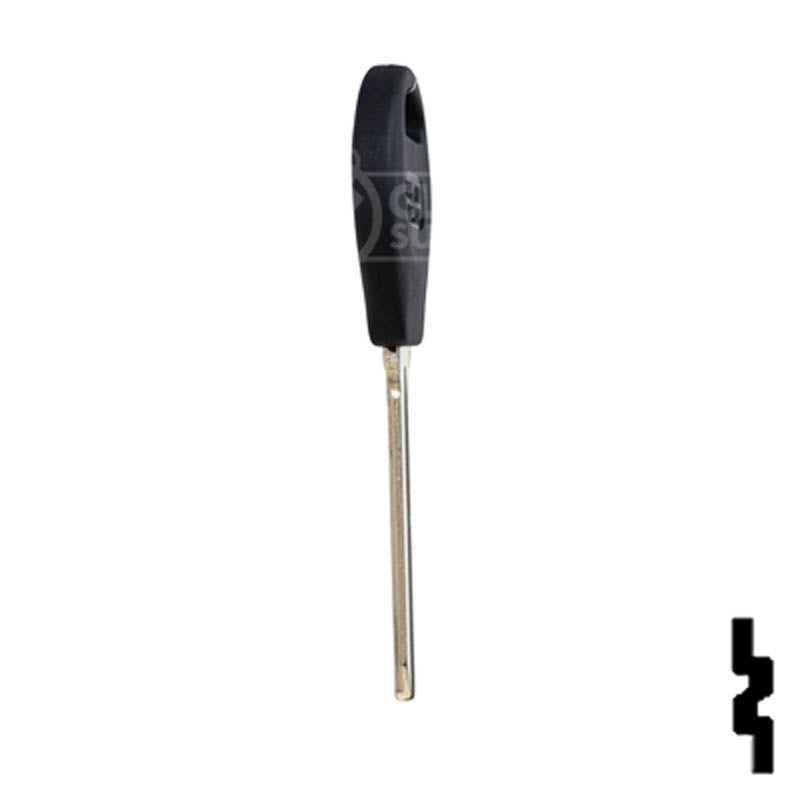 Uncut Plastic Head Key Blank | Nissan | X237-P,  DA34-P Automotive Key JMA USA