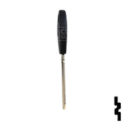 Uncut Plastic Head Key Blank | Nissan | X237-P,  DA34-P Automotive Key JMA USA