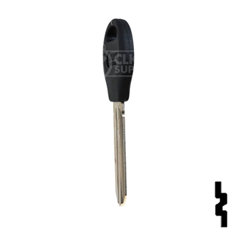 Uncut Plastic Head Key Blank | Nissan | X237-P,  DA34-P Automotive Key JMA USA