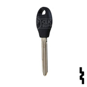 Uncut Plastic Head Key Blank | Nissan | X237-P,  DA34-P Automotive Key JMA USA