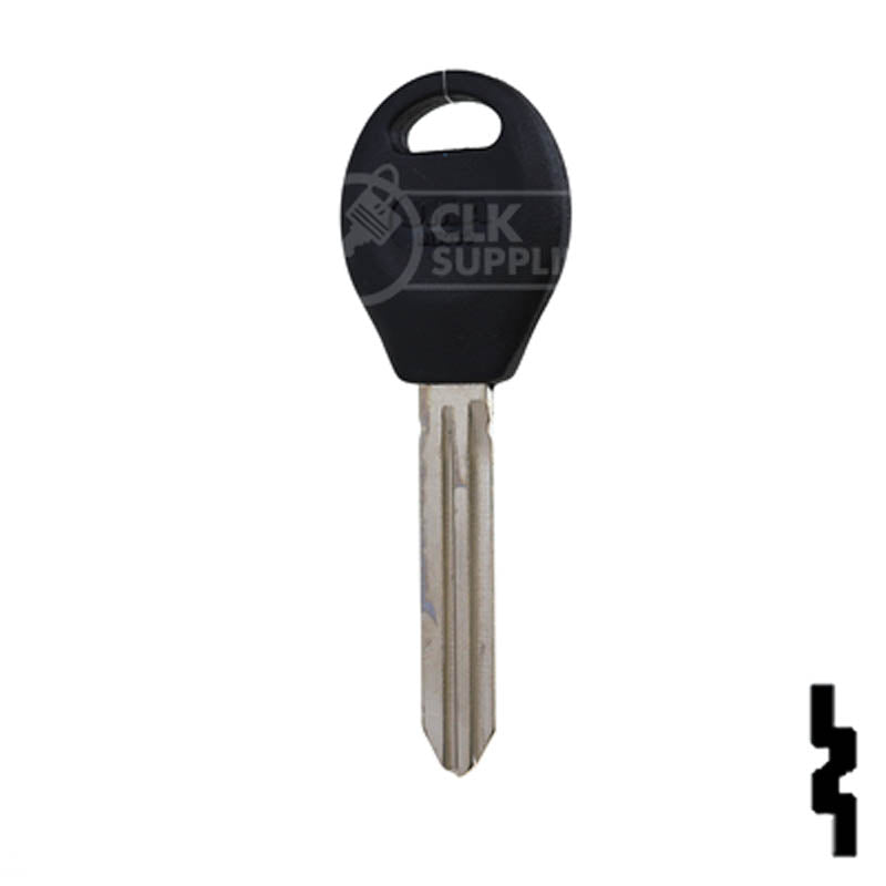 Uncut Plastic Head Key Blank | Nissan | X237-P,  DA34-P Automotive Key JMA USA