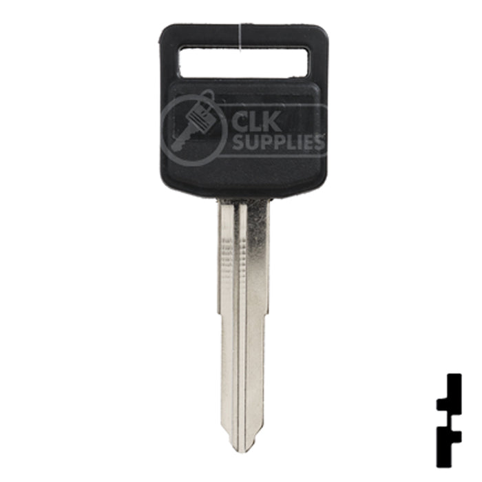 Uncut Plastic Head Key Blank | Suzuki and Kawasaki | SZ14RAP-SI Automotive Key Ilco