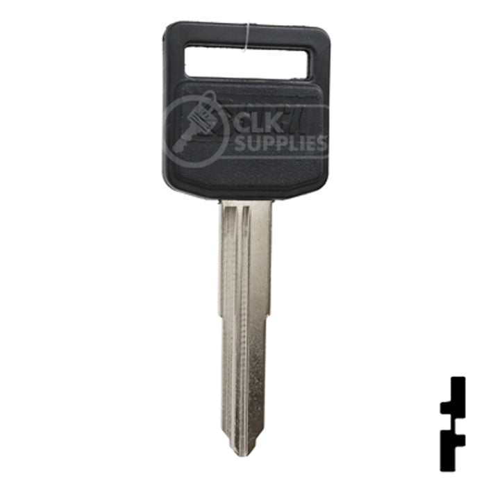 Uncut Plastic Head Key Blank | Suzuki and Kawasaki | SZ14RAP-SI Automotive Key Ilco