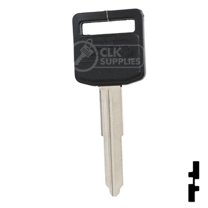 Uncut Plastic Head Key Blank | Suzuki and Kawasaki | SZ14RAP-SI Automotive Key Ilco