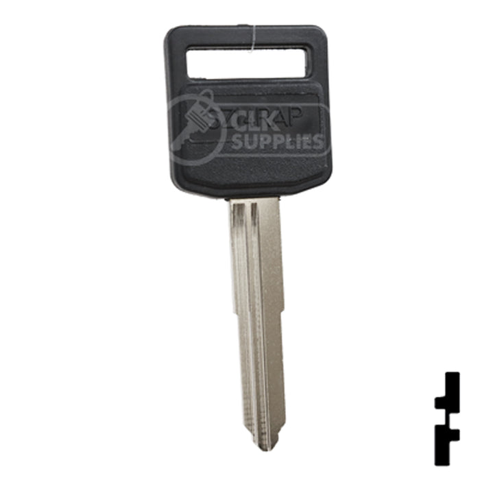 Uncut Plastic Head Key Blank | Suzuki and Kawasaki | SZ14RAP-SI Automotive Key Ilco