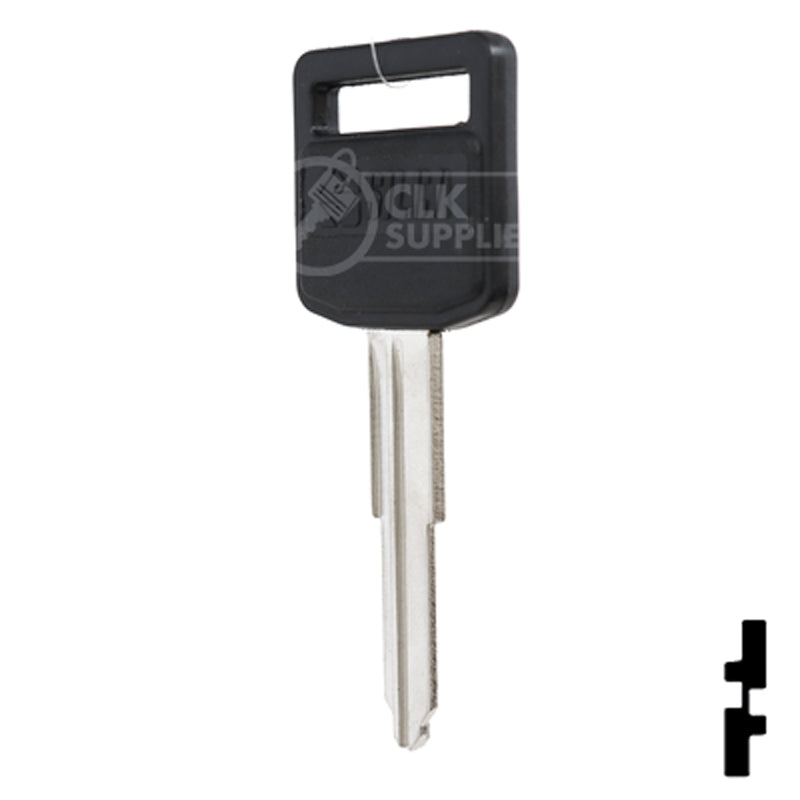 Uncut Plastic Head Key Blank | Suzuki and Kawasaki | SZ14RAP-SI Automotive Key Ilco
