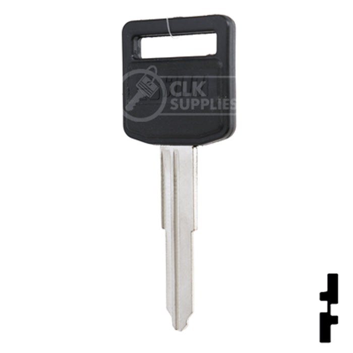 Uncut Plastic Head Key Blank | Suzuki and Kawasaki | SZ14RAP-SI Automotive Key Ilco