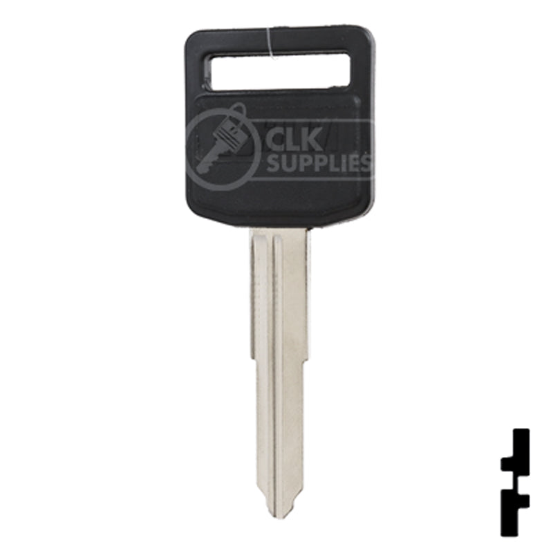 Uncut Plastic Head Key Blank | Suzuki and Kawasaki | SZ14RAP-SI