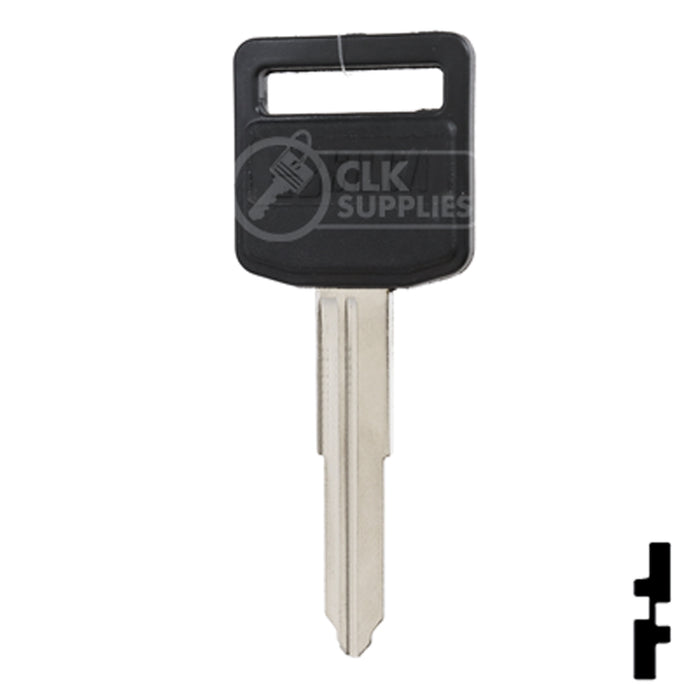 Uncut Plastic Head Key Blank | Suzuki and Kawasaki | SZ14RAP-SI Automotive Key Ilco