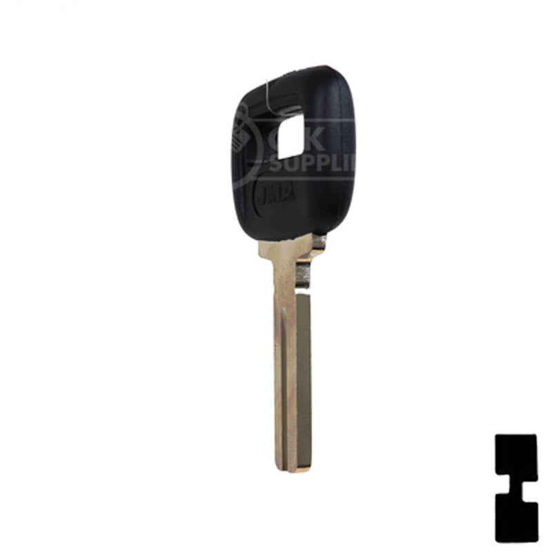 Uncut Plastic Head Key Blank | Volvo | S66NN-P Automotive Key JMA USA