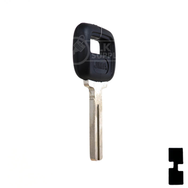 Uncut Plastic Head Key Blank | Volvo | S66NN-P Automotive Key JMA USA
