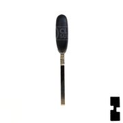 Uncut Plastic Head Key Blank | Volvo | S66NN-P Automotive Key JMA USA